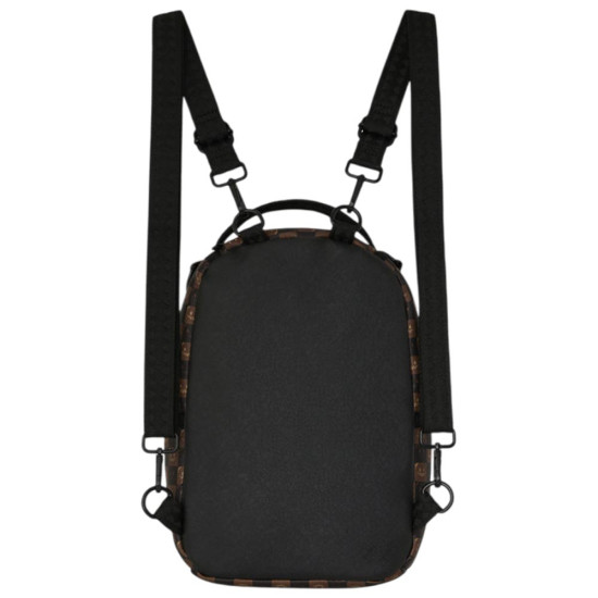 Sprayground Τσάντα πλάτης Sharks In Paris WTF Bubbly Brown Check Mini Backpack